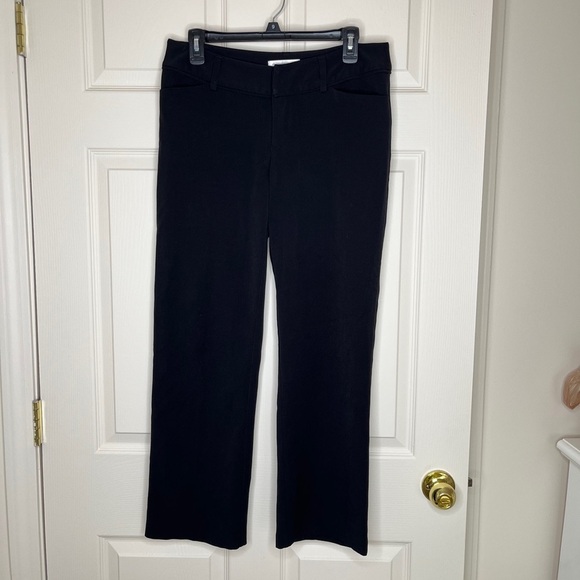 Christopher & Banks size 6 black slacks work wear trousers - Picture 1 of 5